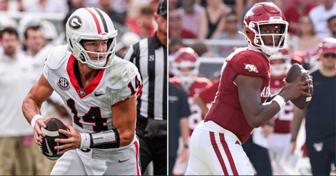 Who has the edge? No. 2 Georgia at Arkansas